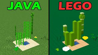 minecraft textures: java vs lego