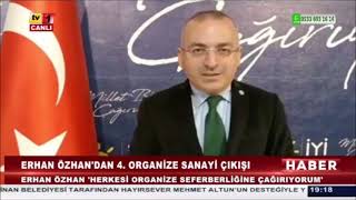 Erhan ÖZHAN I TV 1 I Bünyan'a OSB talep Ediyoruz