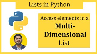 How to Access elements in a Multidimensional Python List | Amit Thinks