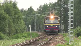 Прыжки электропоезд ЭР2 / Jumping ER2 EMU