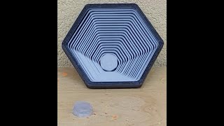 Satisfying Hexagon coaster by jnalezny THING:4576789