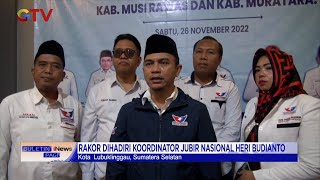 Rakor Partai Perindo Sumsel Dihadiri Koordinator Jubir Nasional #BuletiniNewsPagi 01/12