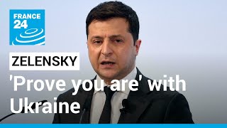 EU parliament emergency session: Zelensky addressed European parliament • FRANCE 24 English