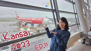 Kansai EP.11 🇯🇵 บิน Eco กลับกรุงเทพจากโอซาก้า KIX-BKK XJ613 Thai Air Asia X | VLOG 2023 | NiraNottt