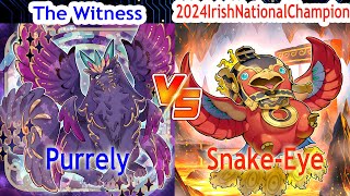 Purrely Vs Snake-Eye Fire King - The Witness Vs 2024IrishNationalChampion -High Rated - Dueling Book