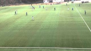 [フル動画(前半)] 2014.中国大学サッカーリーグ1部 第15節 吉備国際大学(青)vsIPU・環太平洋大学(白)