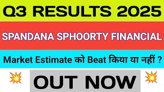 Spandana Sphoorty Q3 Results 🔴 Spandana Sphoorty Results 🔴 Spandana Sphoorty Share Latest News