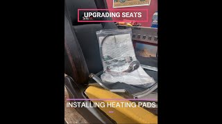 Getting ready for winter - Installing Heated Seat Pads to the car