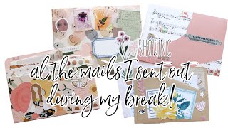 💌 Penpal Ideas: Showing ALL Snail Mails I Sent During My Break!