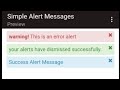 How to Add an Alert Box to your websites using HTML and CSS