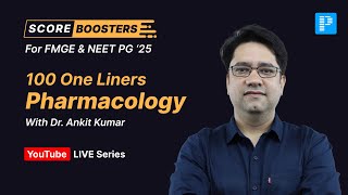 100 Pharmacology One Liners Every FMGE Aspirant Needs to Know! #scorebooster