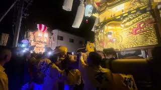 2024/10/13 土居町秋祭り 上野本郷、内之川