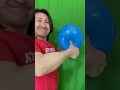 パンパンの風船に指はどこまでめり込むのか【how far can a finger go into an inflated balloon 】 shorts