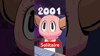 It’s 2001 \u0026 you’re playing Solitaire on your PC 🃏 #nostalgia #animation #solitaire #windowsxp