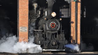 Nevada Northern Railway Steam Train Yard