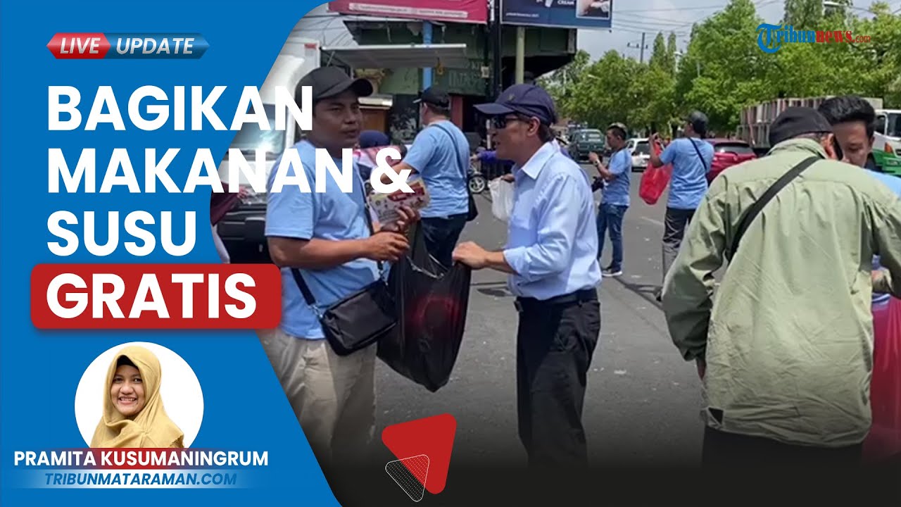 TKD Prabowo-Gibran Bagikan 2000 Makan Siang & Susu Gratis Di Ponorogo ...