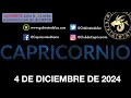 horóscopo diario capricornio 4 de diciembre de 2024.