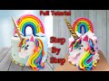 Rainbow Unicorn Birthday Cake | How To Make A Unicorn Cake | Unicorn Cake Full Tutorial