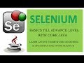 Selenium tutorial - Selenium Webinar - Day 1 - Part 3/3