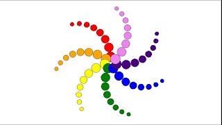Basic Python Turtle Code: Rainbow Twist