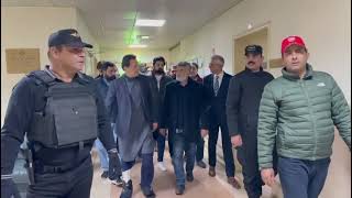 Chairman PTI Imran Khan Visited SKMCH for X-Ray and Check-up