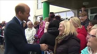 Prince William, Kate visit Wales as royals return to work