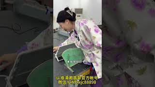 (1) 在市场捡漏一块满绿的料子，起货也太好看了吧~# #珠宝首饰 #翡翠手镯定制 #翡翠手鐲