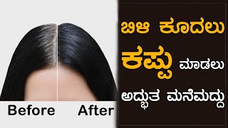 Black Hair Tips | ಕಪ್ಪು ಕೂದಲು ಸಲಹೆಗಳು | Namma Kannada Tips