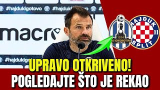 UPRAVO OTIŠAO!! NITKO OČEKIVANO! POGLEDAJ OVO! HAJDUK SPLIT VIJESTI DANAS