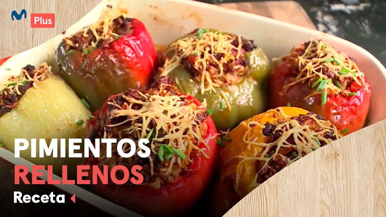 Receta: Pimiento Relleno | Cocina En Un Toque - YouTube