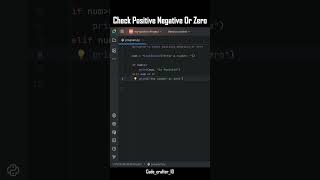 ➕➖ Python Program to Check Positive, Negative, or Zero | Beginner Tutorial
