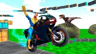 Bike games - Super Hero bike race: Offroad Moto Bike Racer - Gameplay Android free games