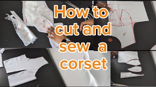 HOW TO CUT AND SEW A CORSET WITH YOKE / SIMPLE AND EASY METHOD FOR BEGGINERS