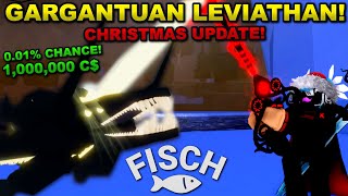 Catching The *SUPER RARE* Gargantuan Leviathan (Limited Northern Star Serpent) In Roblox Fisch!