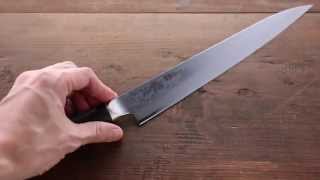 Miyako 33 Layer Damascus AUS-8a Japanese Sushi Sashimi Knife 240mm