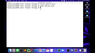 Running Java programs in your Mac Terminal