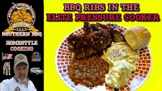 BBQ Ribs in the Elite Pressure Cooker