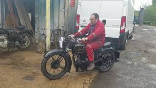 1935 Velocette MSS 500cc at Andy Tiernans #07785VEL