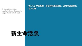 【新生命活泉】 神在世人心裏放了「永遠」