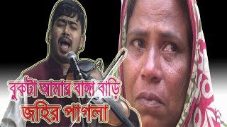 জহির পাগলা, কেঁদে কেঁদে গাইলো, বুকটা আমার ভাঙ্গা বাড়ি, ভাঙ্গা আমার মন | Jonaki Media