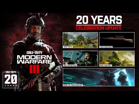 COD 20 Year Celebration Event Update! (Weapons, Maps, & More Content!) - Modern Warfare 3 Update