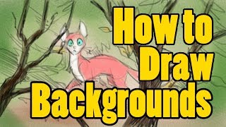 How to Draw Background Tutorial Tuesday