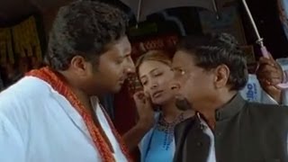 Khadgam Comedy Scene | Prakash Raj Caught Doing Romance With M S Daughter - NavvulaTV