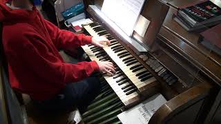 Exploring the organ at St. Stephen's Episcopal Church, Wilkinsburg, PA