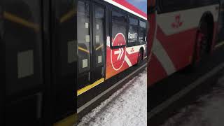 TTC 8829 Rapid To bus on route 54A Lawrence East to Staryspray Loop