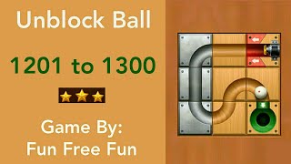 Unblock Ball - Block Puzzle (Level 1201 to 1300)