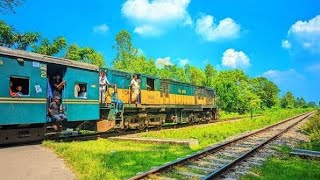 Little Freight Train in Bangladesh | bhairav Bazar railway station | Shylet Train | Train 4k