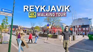 Reykjavik, Iceland 🇮🇸 | 10-Minute Scenic Walking Tour in the Heart of the City 🚶‍♂️4K