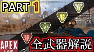 【PS4版 APEX LEGENDS】全武器解説!!  弱い武器\u0026強い武器!!【Alpha】