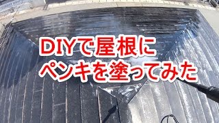 中古住宅買って自分でリフォーム！屋根にペンキを塗ってみた